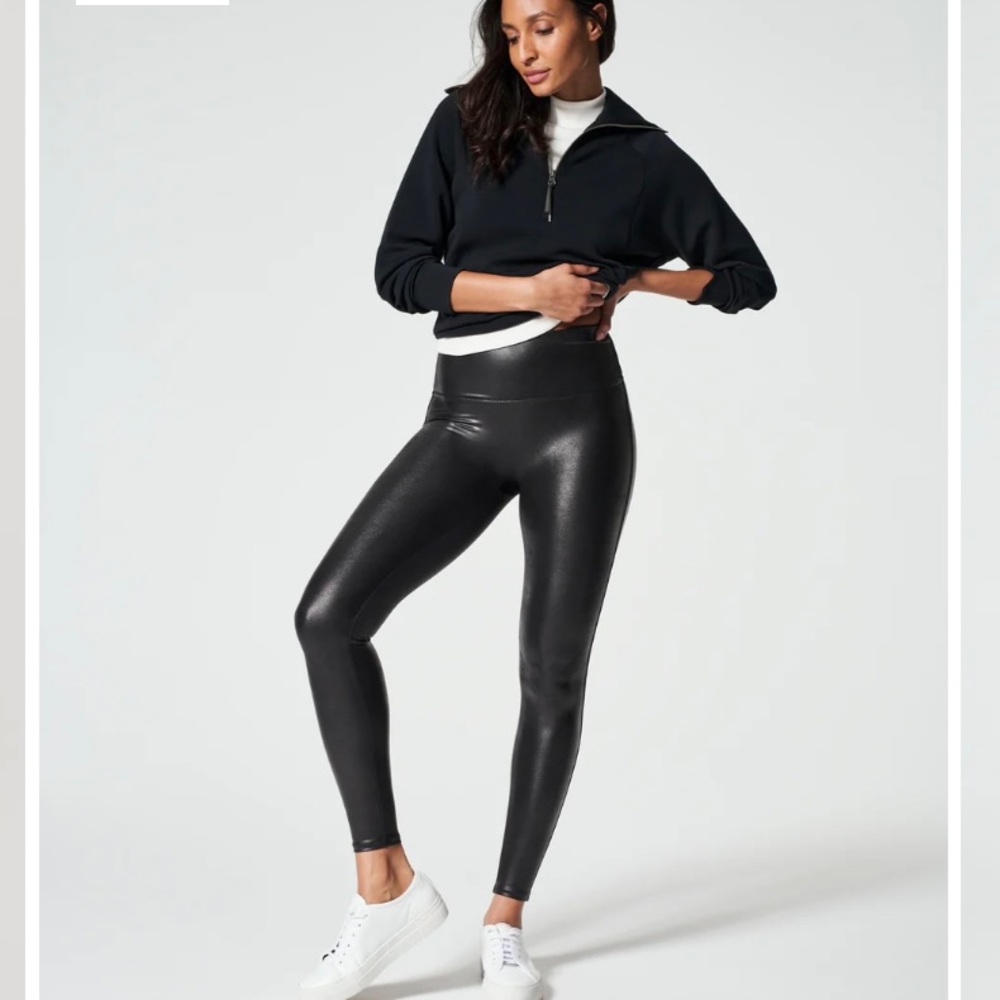 SPANX faux leather leggings